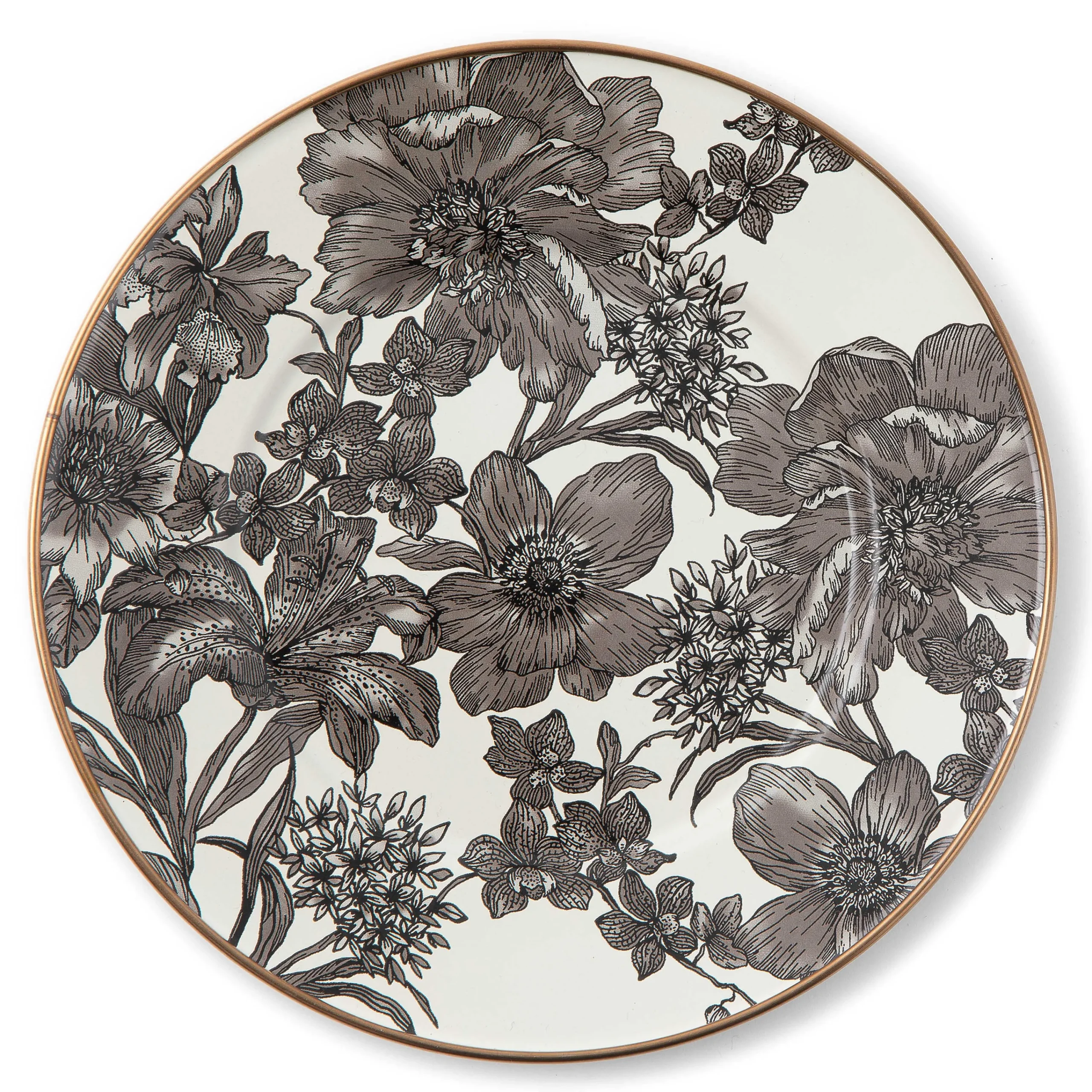 MacKenzie-Childs Spring|Dinnerware & Flatware<Sterling English Garden Enamel Salad/Dessert Plate