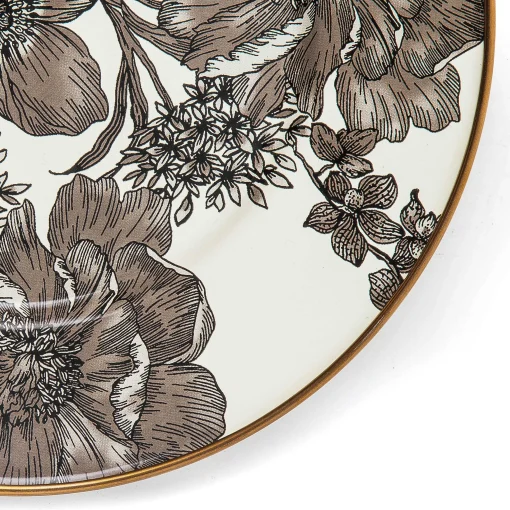 MacKenzie-Childs Spring|Dinnerware & Flatware<Sterling English Garden Enamel Salad/Dessert Plate