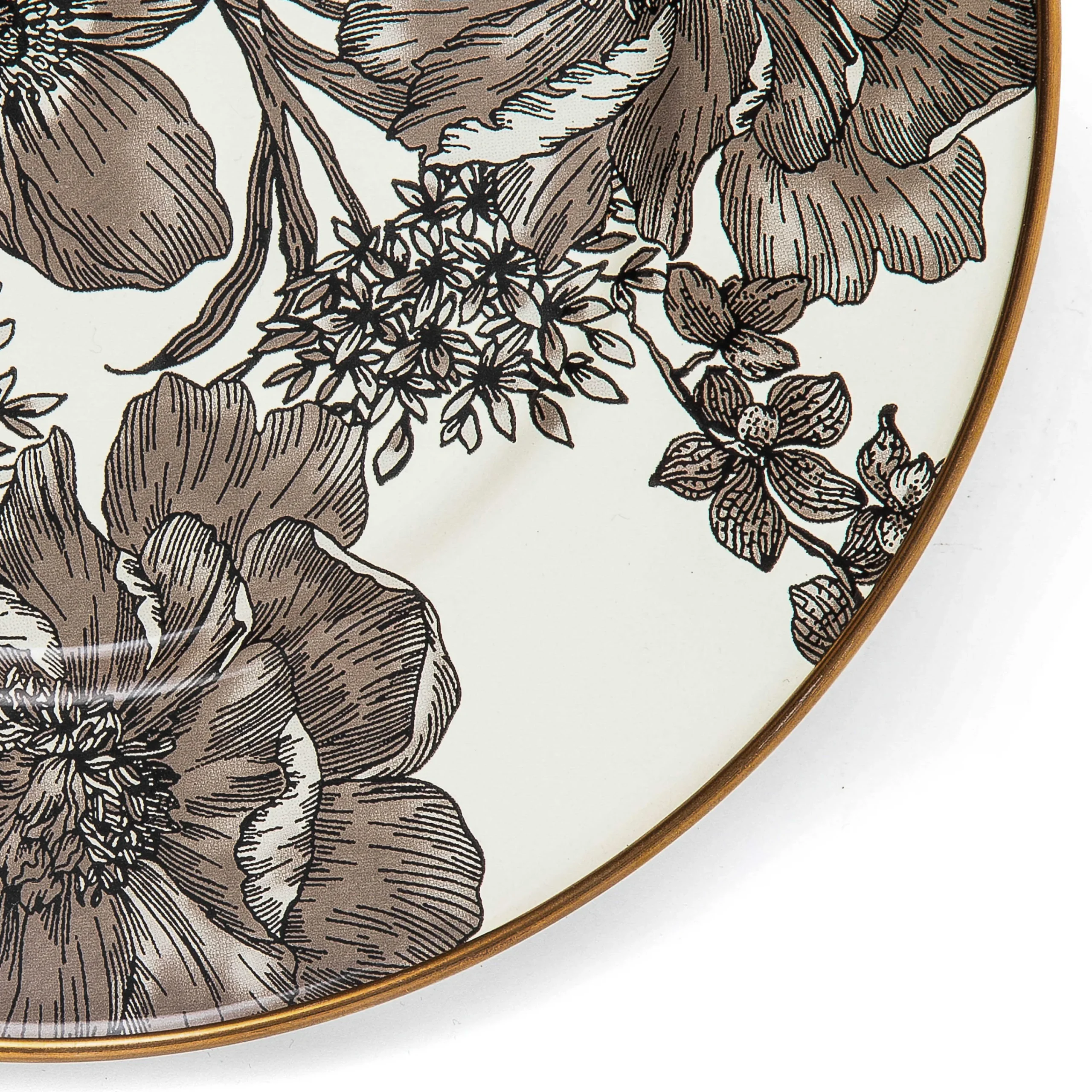 MacKenzie-Childs Spring|Dinnerware & Flatware<Sterling English Garden Enamel Salad/Dessert Plate