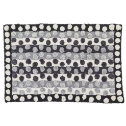 MacKenzie-Childs Bath & Bath Accessories|Rugs<Stripe  Dot Grey Bath Rug
