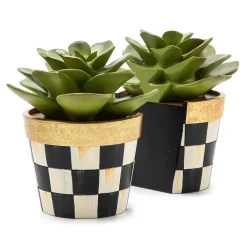 MacKenzie-Childs Greenery & Florals|Room Accents<Succulent Bookends
