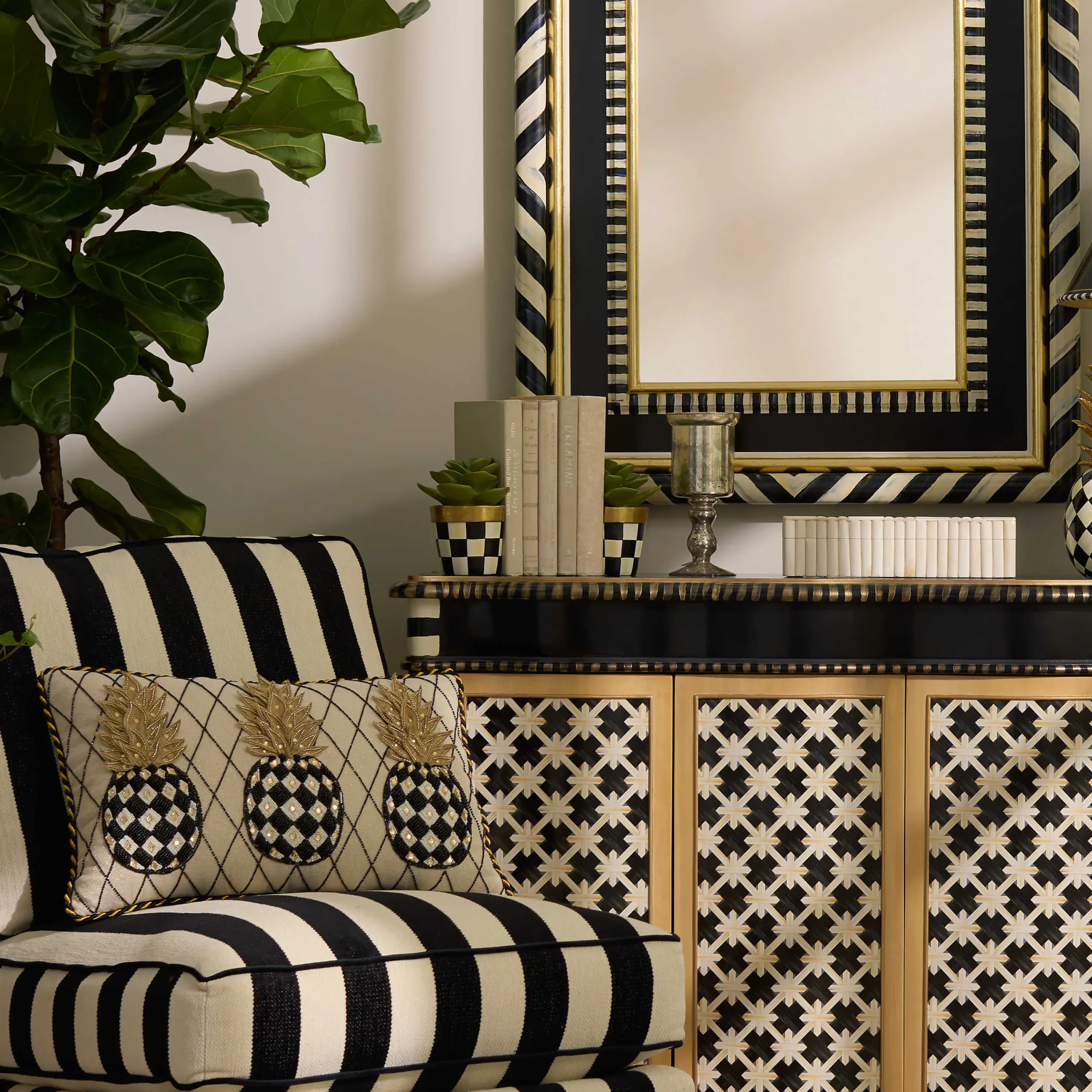 MacKenzie-Childs Greenery & Florals|Room Accents<Succulent Bookends