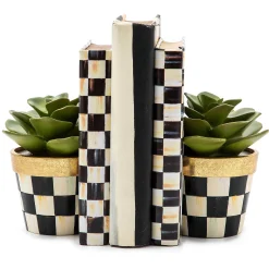 MacKenzie-Childs Greenery & Florals|Room Accents<Succulent Bookends