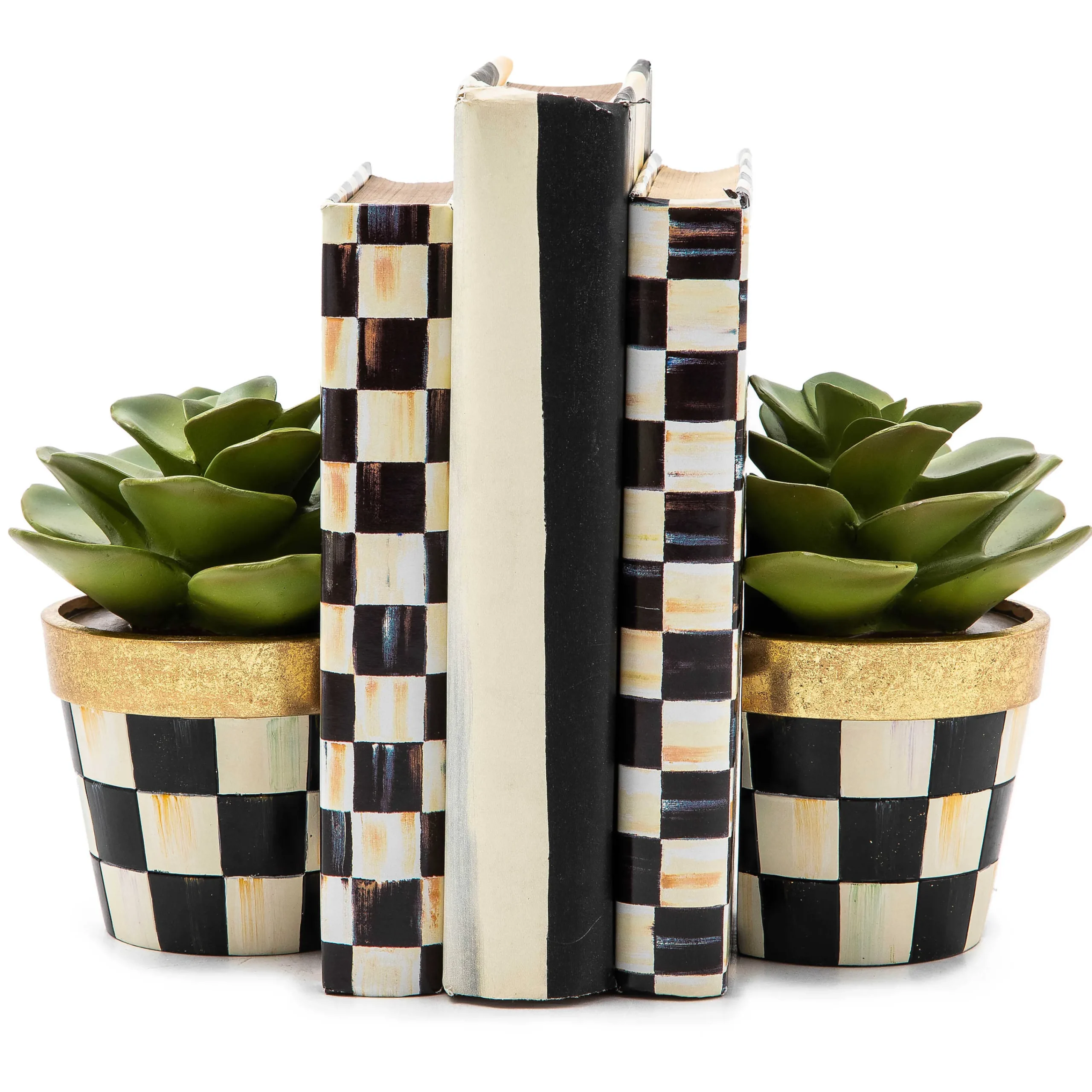 MacKenzie-Childs Greenery & Florals|Room Accents<Succulent Bookends