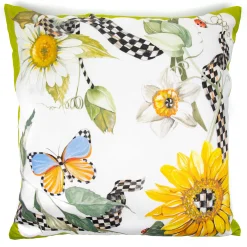 MacKenzie-Childs Spring|Pillows, Throws, & Cushions<Sunflower Throw Pillow