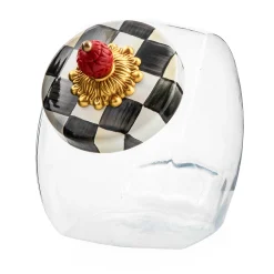 MacKenzie-Childs Kitchen Storage & Organization<Sweets Jar with Courtly Check Enamel Lid