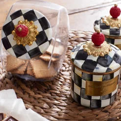 MacKenzie-Childs Kitchen Storage & Organization<Sweets Jar with Courtly Check Enamel Lid