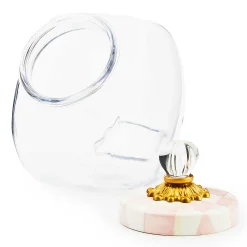 MacKenzie-Childs Spring|Kitchen Storage & Organization<Sweets Jar with Rosy Check Enamel Lid