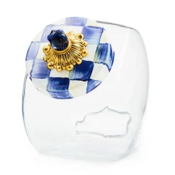 MacKenzie-Childs Kitchen Storage & Organization<Sweets Jar with Royal Check Lid