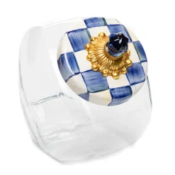 MacKenzie-Childs Kitchen Storage & Organization<Sweets Jar with Royal Check Lid