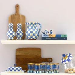 MacKenzie-Childs Kitchen Storage & Organization<Sweets Jar with Royal Check Lid