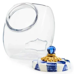 MacKenzie-Childs Kitchen Storage & Organization<Sweets Jar with Royal Check Lid