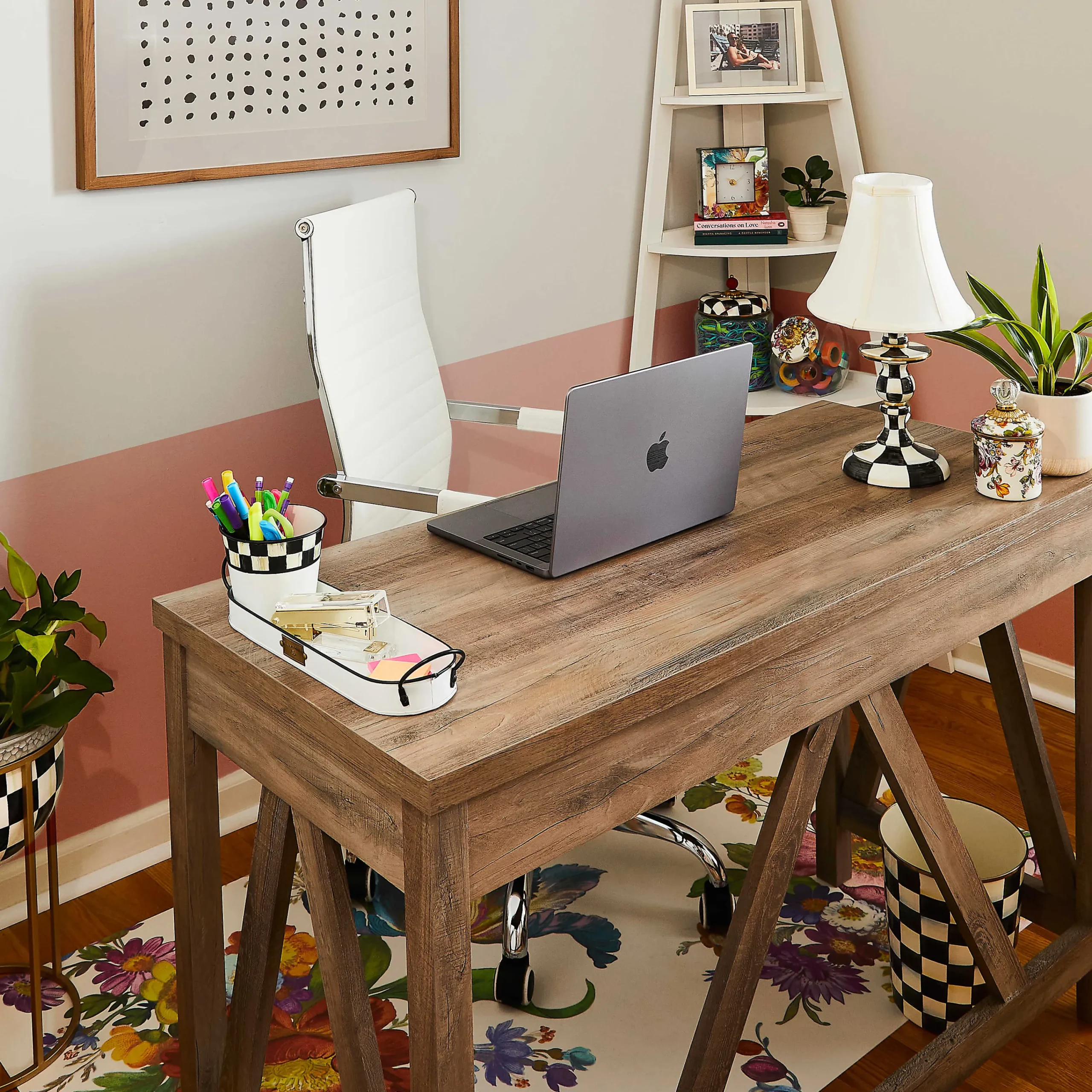 MacKenzie-Childs Kitchen Storage & Organization<Sweets Jar with White Flower Market Lid