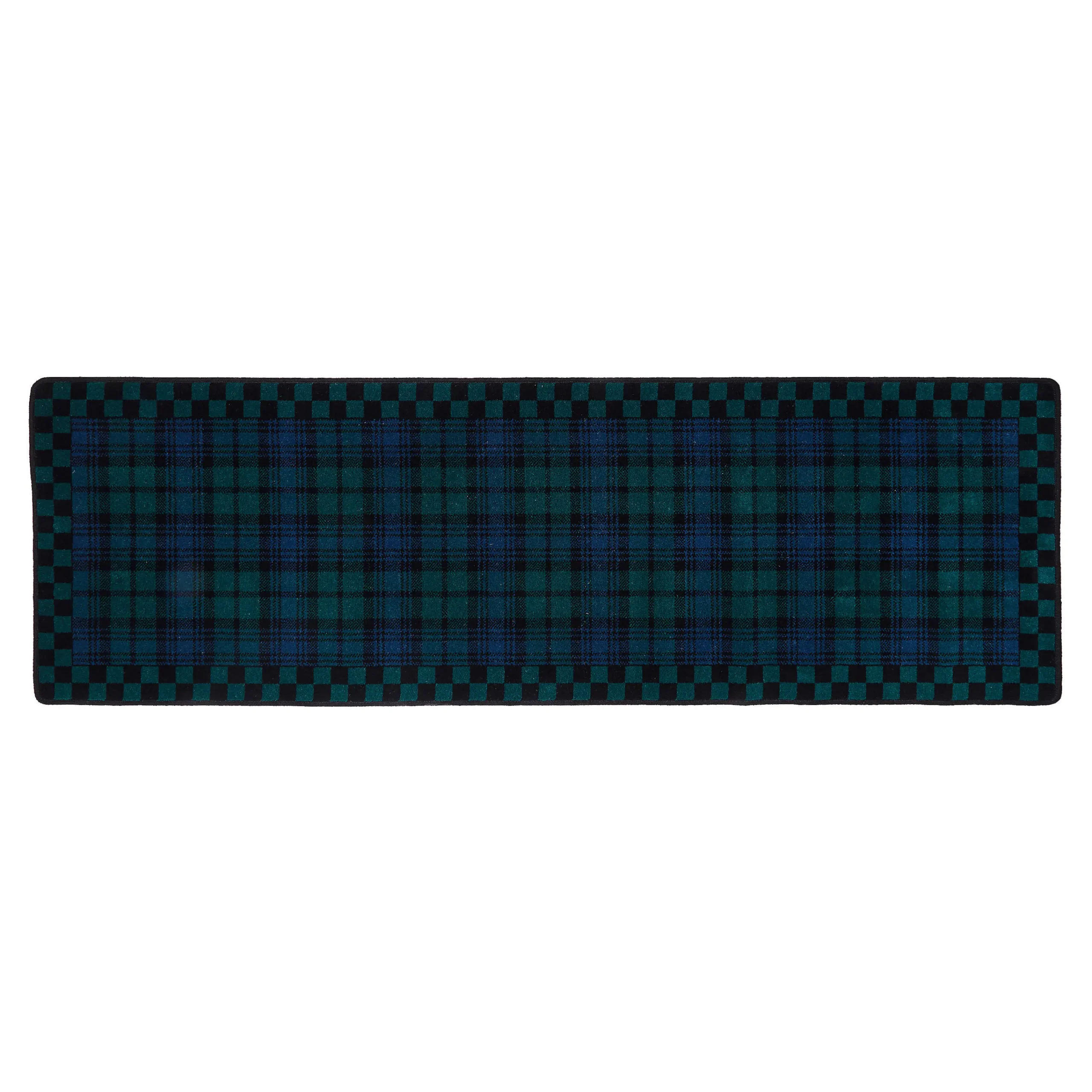 MacKenzie-Childs Rugs<Tartan Black Watch 2'6 x 8' Runner