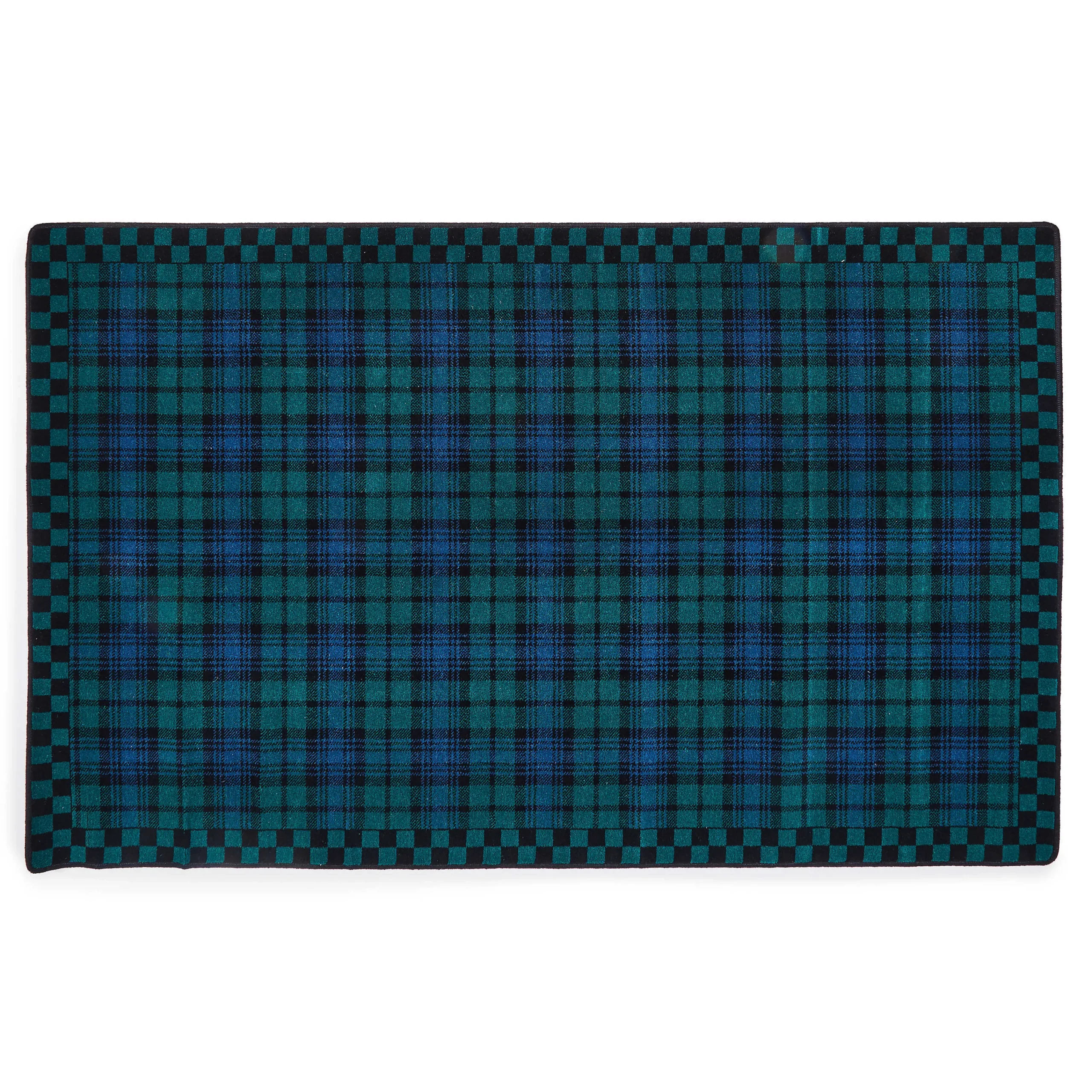 MacKenzie-Childs Rugs<Tartan Black Watch 5'1 x 8'2 Rug