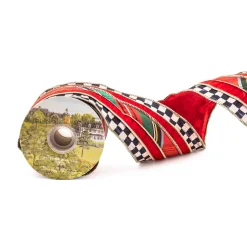 MacKenzie-Childs Holiday|Finishing Touches<Tartan Regal 4 Ribbon