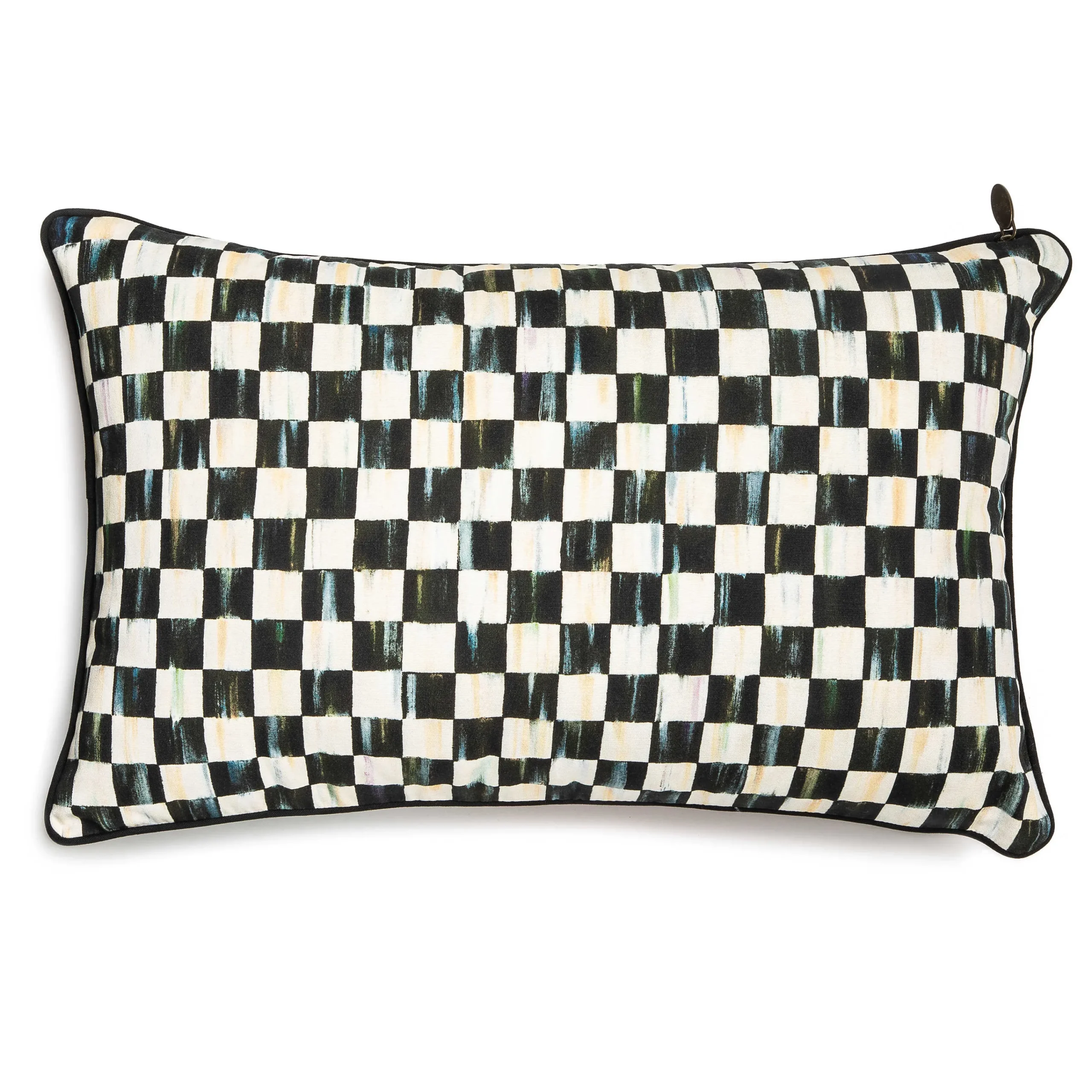 MacKenzie-Childs Holiday|Pillows, Throws, & Cushions<Tartastic Bow Lumbar Pillow