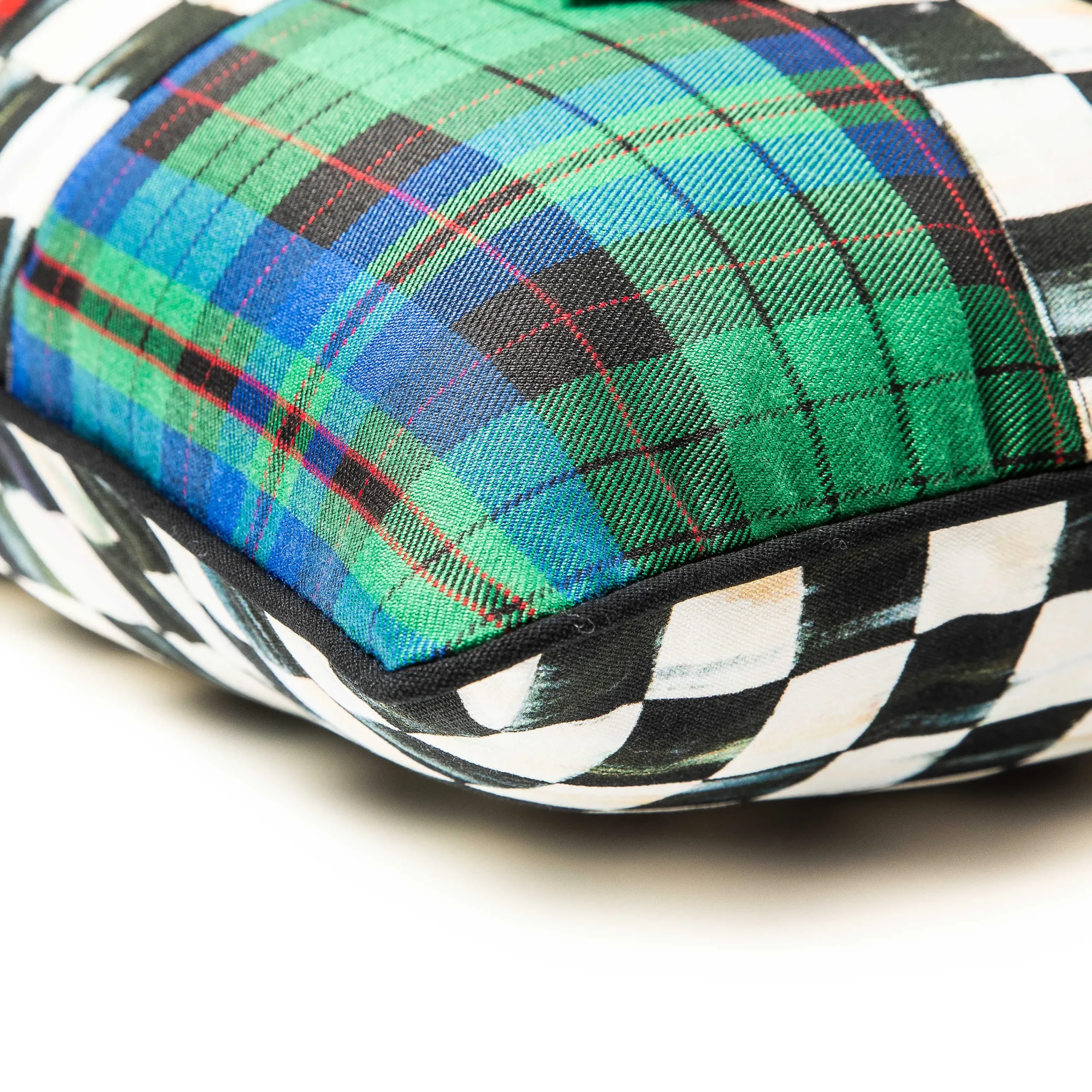 MacKenzie-Childs Holiday|Pillows, Throws, & Cushions<Tartastic Bow Lumbar Pillow
