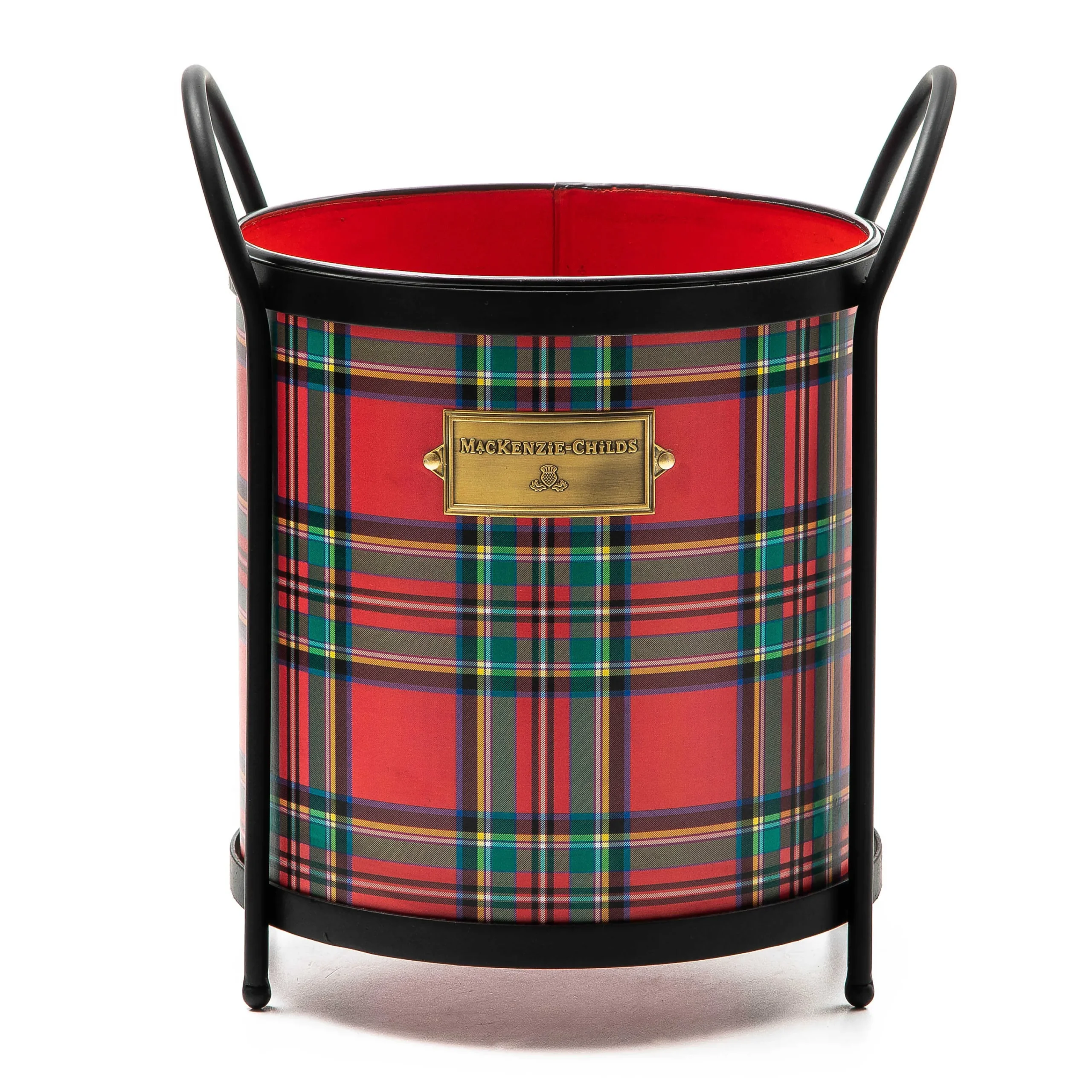 MacKenzie-Childs Holiday|Outdoor<Tartastic Kindling Holder