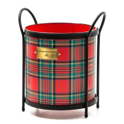 MacKenzie-Childs Holiday|Outdoor<Tartastic Kindling Holder