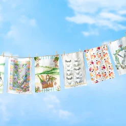 MacKenzie-Childs Kitchen & Table Linens<Tea Cups Dish Towel