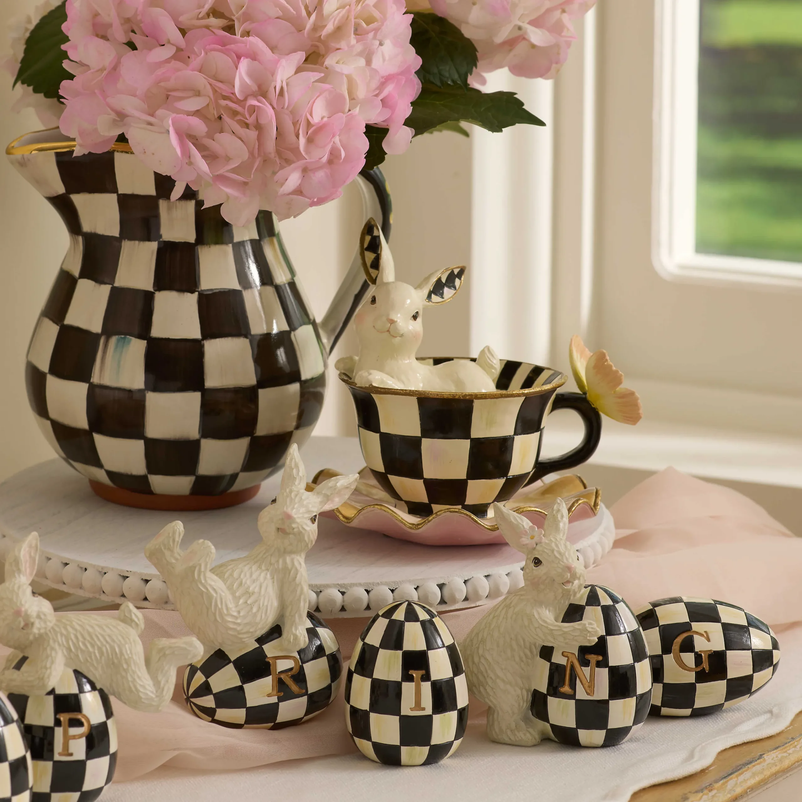 MacKenzie-Childs Easter|Spring<Teacup Bunny
