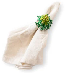 MacKenzie-Childs Holiday|Kitchen & Dining Sets<Tree  Candy Cane Napkin Rings, Set of 4