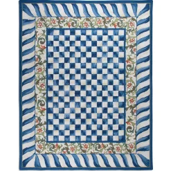 MacKenzie-Childs Rugs<Truly Royal Check  8' x 10' Rug