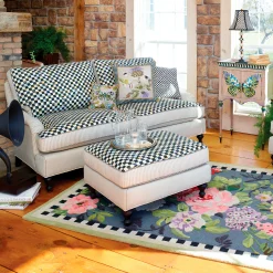 MacKenzie-Childs Rugs<Tudor Rose 3' x 5' Rug