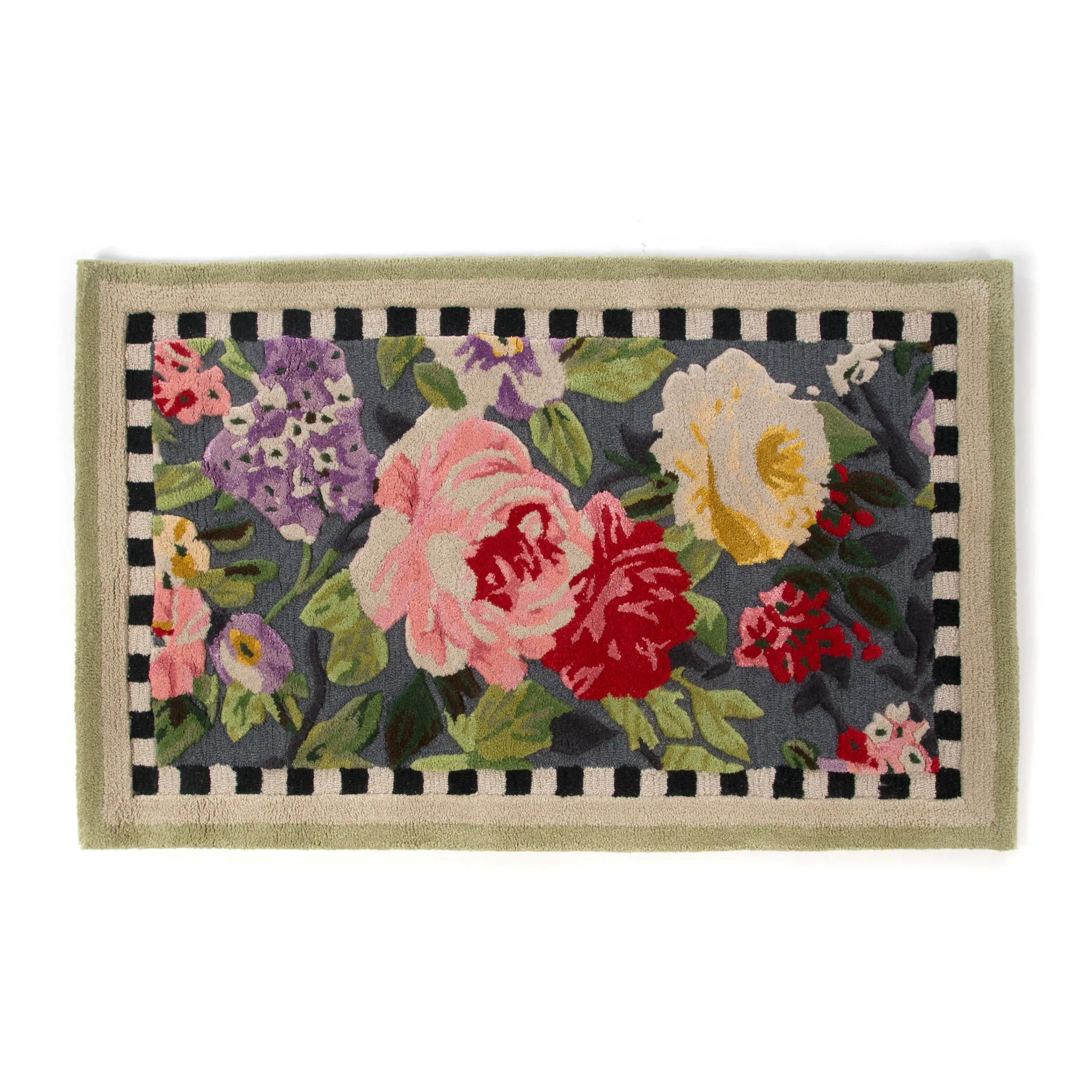 MacKenzie-Childs Rugs<Tudor Rose 2'3 x 3'9 Rug
