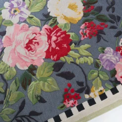 MacKenzie-Childs Rugs<Tudor Rose 5' x 8' Rug