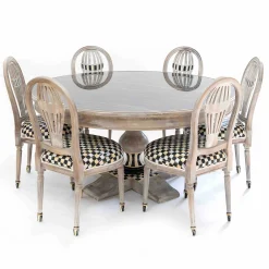 MacKenzie-Childs Dining Room & Kitchen<Tuscan Farm 62 Round Pedestal Table