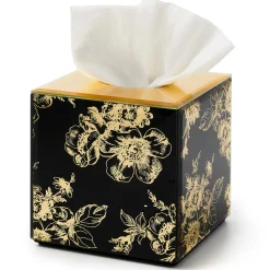 MacKenzie-Childs Bath & Bath Accessories<Twilight Toile Boutique Tissue Box Cover