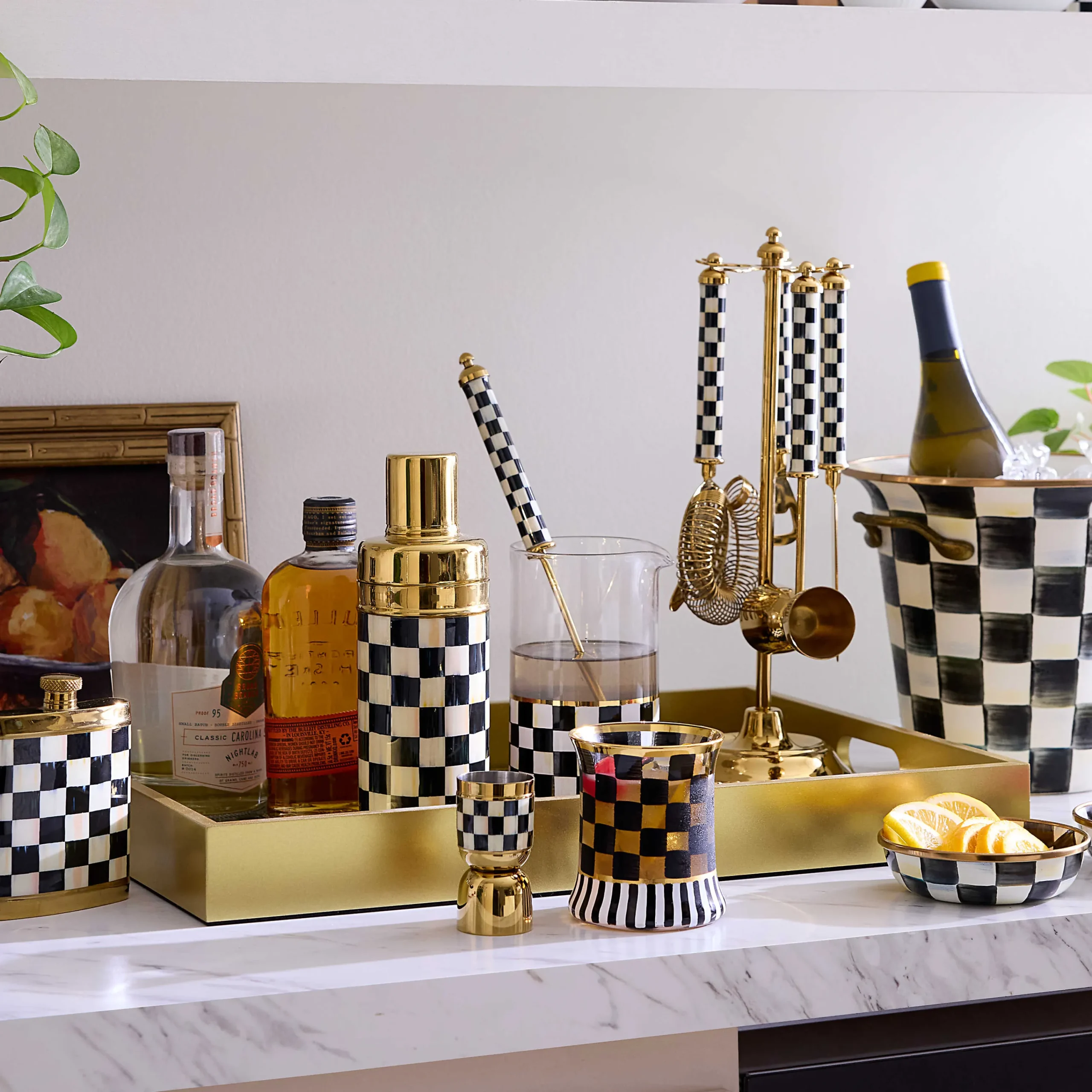 MacKenzie-Childs Room Accents<Twilight Toile Tray