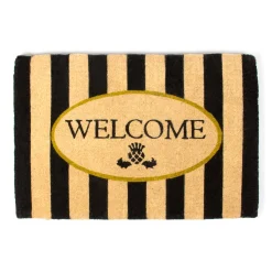 MacKenzie-Childs Rugs<Welcome Awning Stripe Entrance Mat