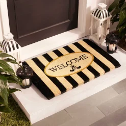 MacKenzie-Childs Rugs<Welcome Awning Stripe Entrance Mat