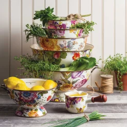 MacKenzie-Childs Kitchen Utensils & Tools<White Flower Market Large Colander