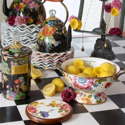 MacKenzie-Childs Kitchen Utensils & Tools<White Flower Market Large Colander