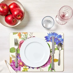 MacKenzie-Childs Table Accessories|Kitchen & Table Linens<White Flower Market Placemats, Set of 4