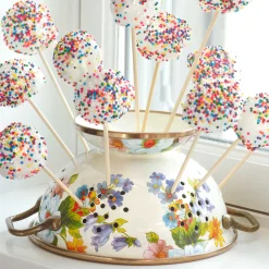 MacKenzie-Childs Kitchen Utensils & Tools<White Flower Market Small Colander