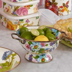 MacKenzie-Childs Kitchen Utensils & Tools<White Flower Market Small Colander