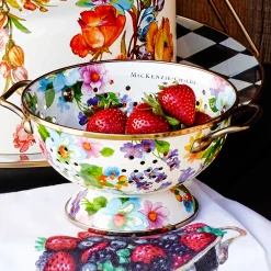 MacKenzie-Childs Kitchen Utensils & Tools<White Flower Market Small Colander