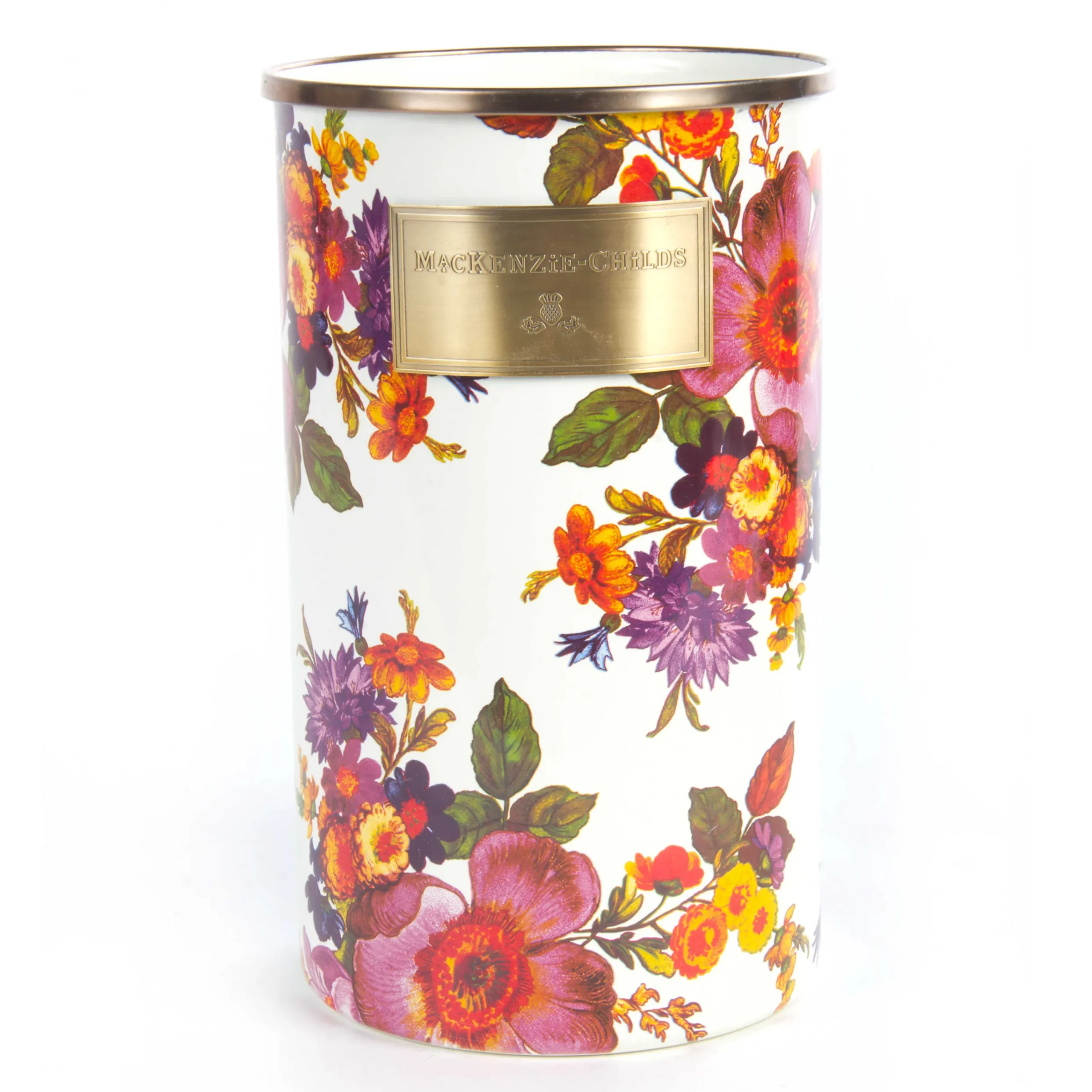 MacKenzie-Childs Kitchen Storage & Organization<White Flower Market Utensil Holder