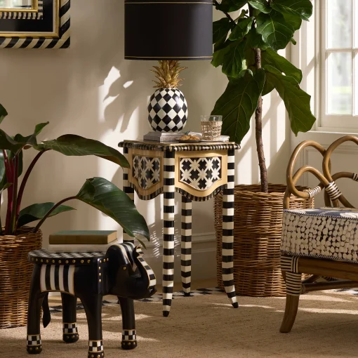 MacKenzie-Childs Entryway Furniture|Living Room<Wild Indoors Accent Table