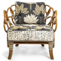 MacKenzie-Childs Living Room<Wild Indoors Rattan Chair