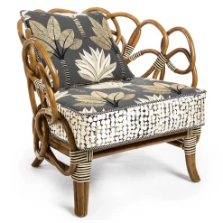 MacKenzie-Childs Living Room<Wild Indoors Rattan Chair