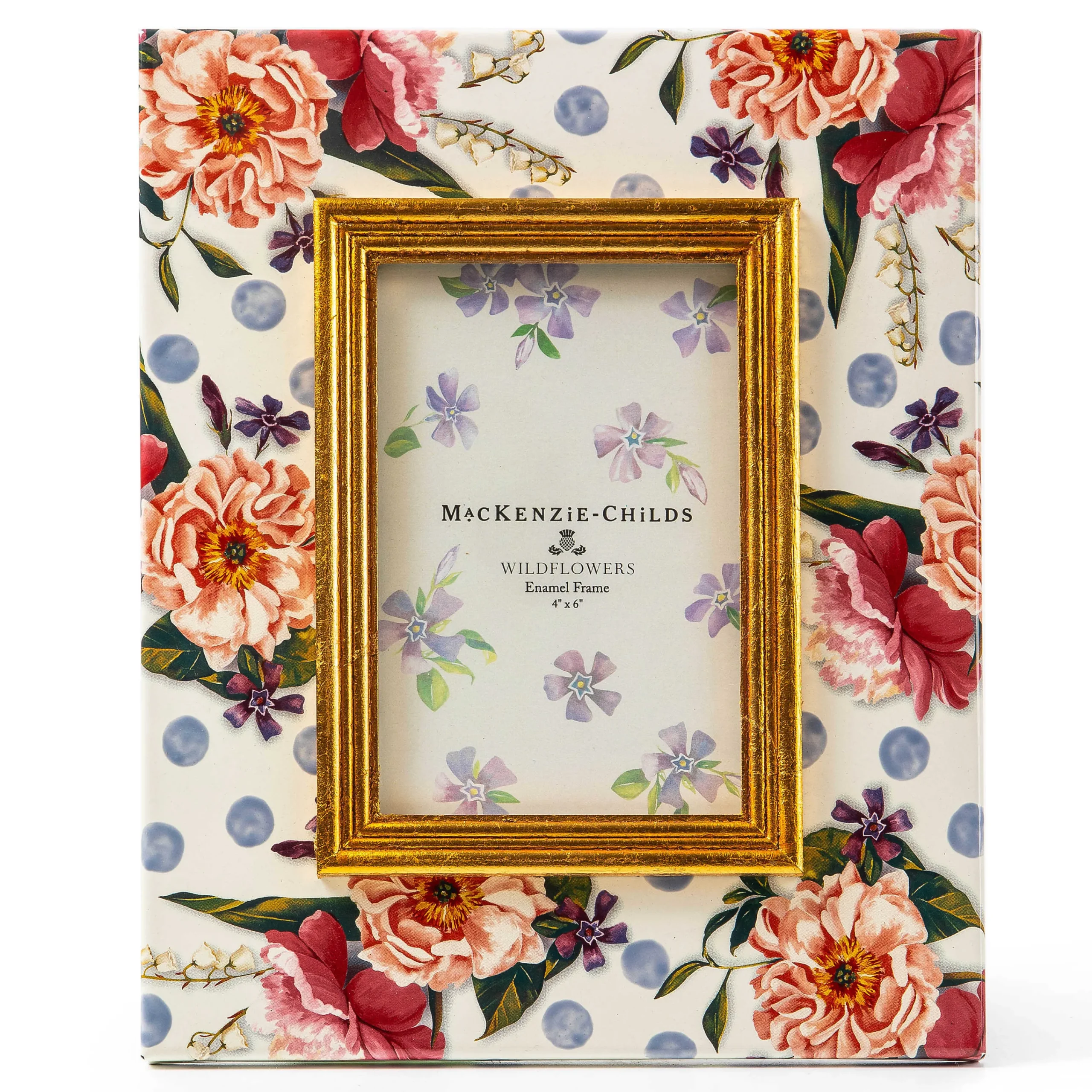 MacKenzie-Childs Room Accents<Wildflowers Blue 4 x 6 Frame
