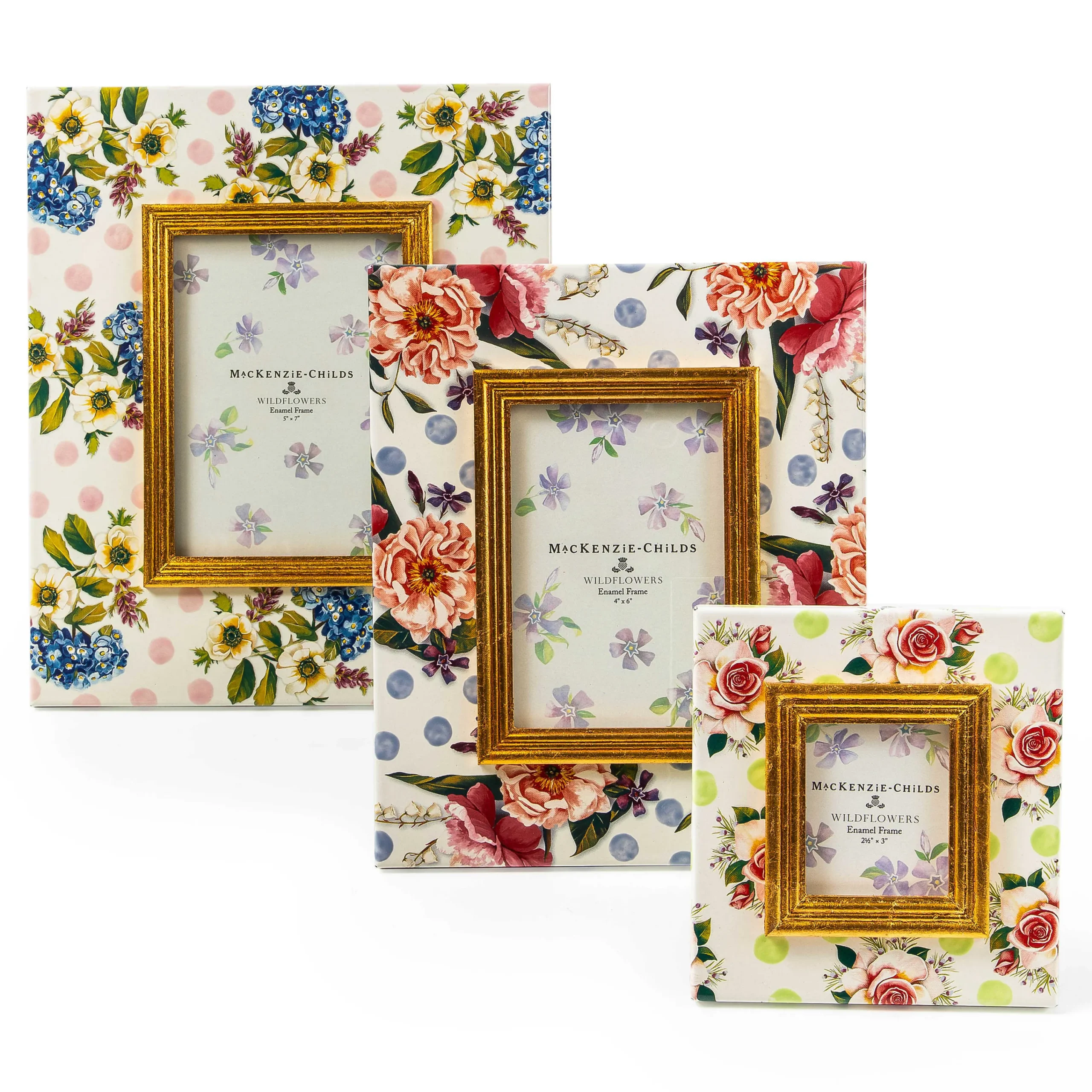 MacKenzie-Childs Room Accents<Wildflowers Blue 4 x 6 Frame
