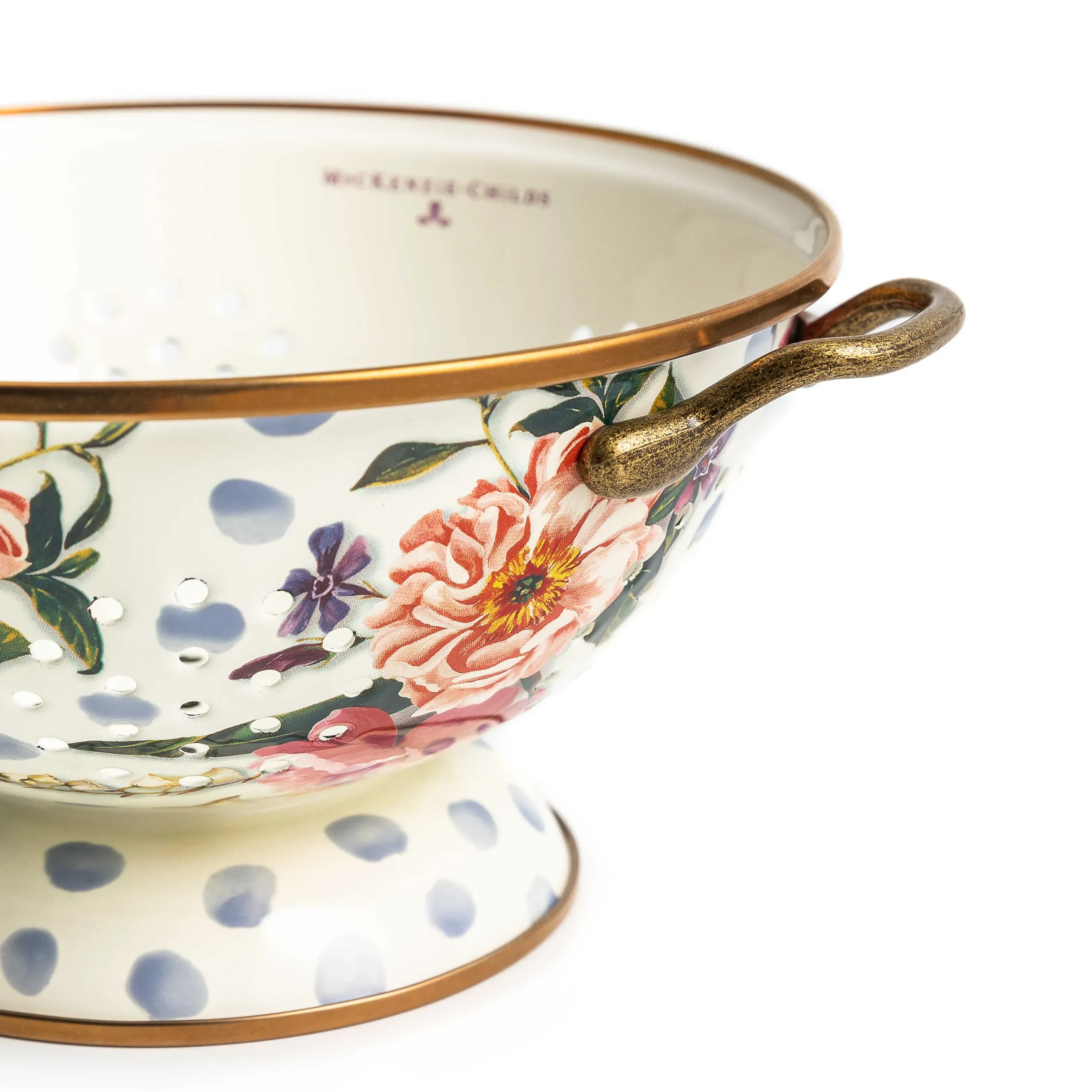 MacKenzie-Childs Kitchen Utensils & Tools<Wildflowers Blue Large Colander