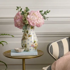 MacKenzie-Childs Spring|Greenery & Florals<Wildflowers Blue Tall Vase